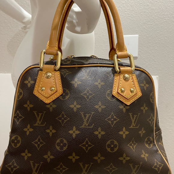Louis Vuitton Canvas Manhattan PM Satchel Handbag - Picture 3 of 16